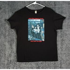 Anita Blake Vampire Hunter Shirt Women XL Black Graphic Comic Con 2007